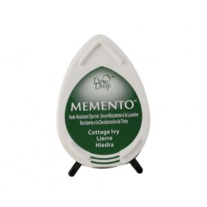 Poduszka z tuszem do stempli Memento 4,2x2,8cm Zielona ciemna